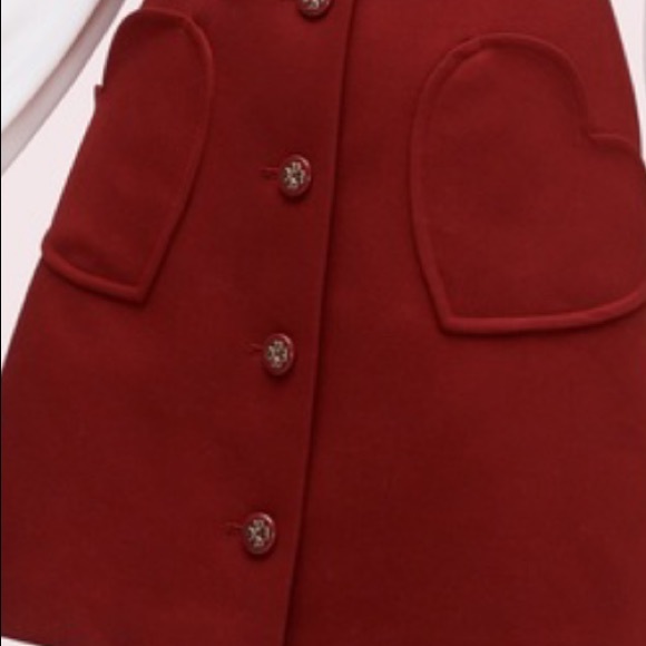 NWT Kate Spade Hearts Skirt - Picture 4 of 9